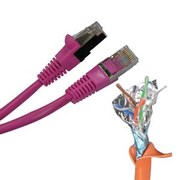 BESTLINK NETWARE CAT6 Shielded (SSTP) Ethernet Network Booted Cable- 4ft- Pink 100800PK